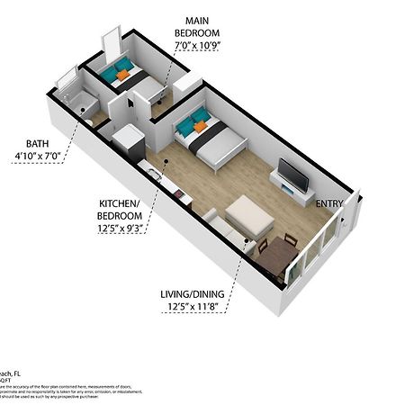 Beachy 1 B/R, W/2 Queen Beds, On Ocean Drive Beach Miami Beach Exterior photo